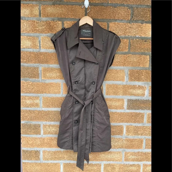 All Saints Spitalfields Bevin Trench dress sz 10 - Picture 3 of 13